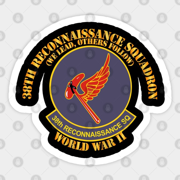 38th Reconnaissance Squadron - WWII Sticker by twix123844